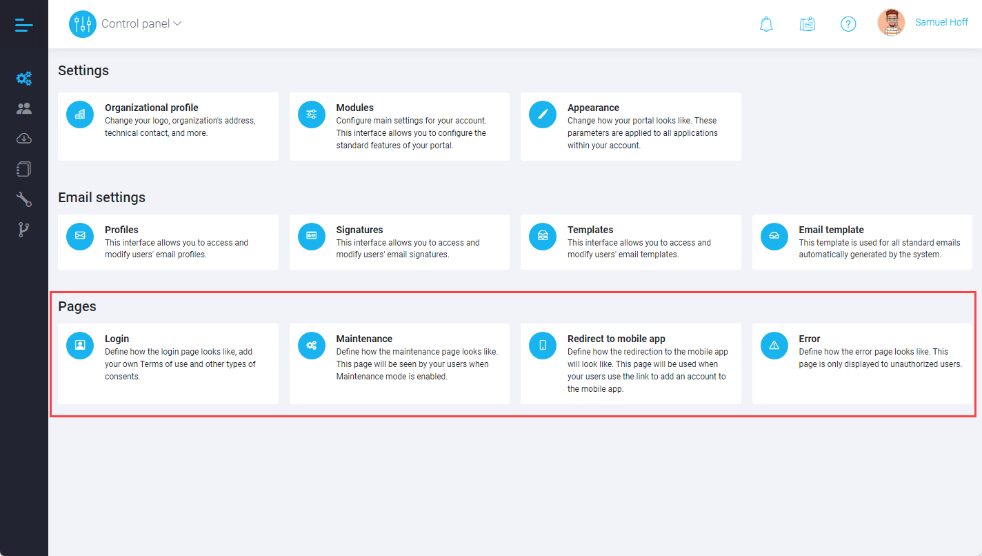 Administration Workshop: Personalization of Every8.Cloud Platform’s Standard Pages Administration Workshop: Personalization of Every8.Cloud Platform’s Standard Pages